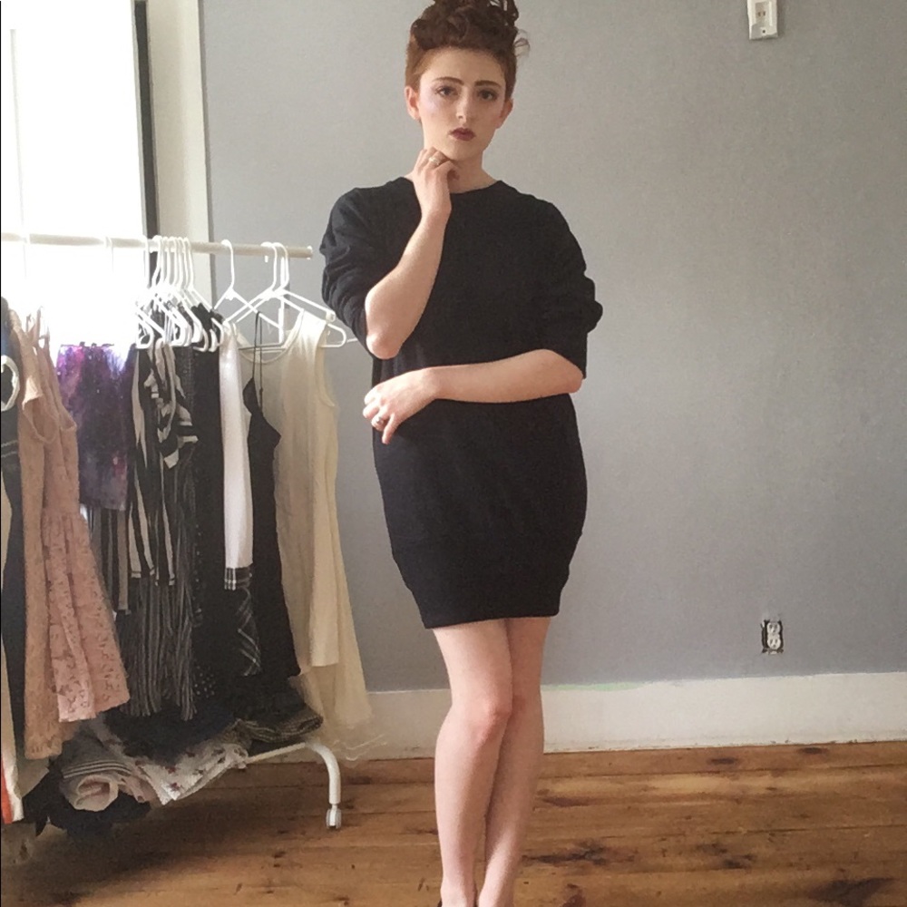 Vintage 80s sweater dress